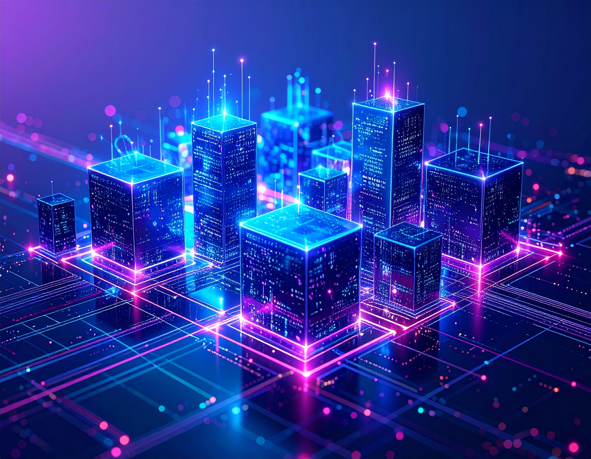 firefly illustrate modular business operating saas and reconfiguring themselves automaticall 703121.jpg